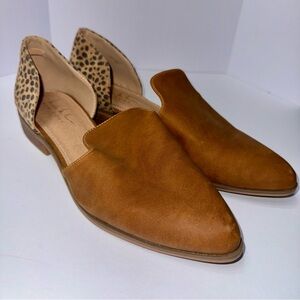 Nicole Miller Brown and Leopard Flats